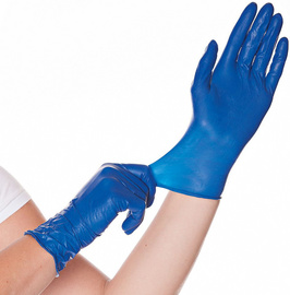 Image HYGOSTAR Latex-Handschuh Soft Blue, XL, blau, puderfrei