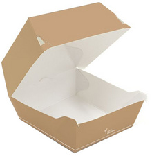 Image NATURE Star Burgerbox Carta, Klappdeckel, 150 x 150 x 85 mm
