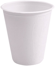 Image NATURE Star Deckel für Zuckerrohr-Trinkbecher, 84 mm, weiß
