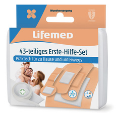 Image Lifemed Erste-Hilfe-Pflaster-Set, 43-teilig