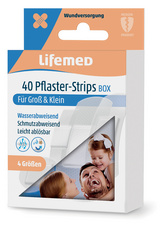 Image Lifemed Pflaster-Strips "Allround", halbtransparent, 40er