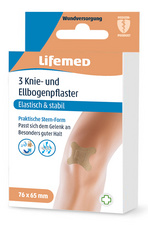 Image Lifemed Knie- und Ellbogenpflaster "Allround", hautfarben