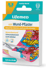 Image Lifemed Kinder-Wund-Pflaster "Ninjas", 500 mm x 60 mm