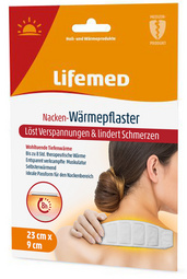 Image Lifemed Nacken-Wärmepflaster, 230 x 90 mm, weiß