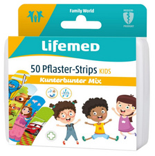 Image Lifemed Kinder-Pflaster-Strips "Mix", 50er Box