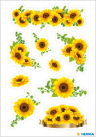 Image HERMA Sticker DECOR "Sonnenblumen