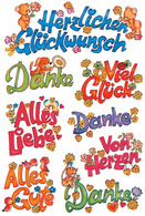 Image HERMA Sticker DECOR "Glückwünsche
