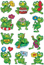 Image HERMA Sticker DECOR "Frösche