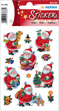 Image HERMA Weihnachts-Sticker DECOR "Lustiger Nikolaus", Papier