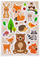 Image HERMA Sticker DECOR Waldlieblinge