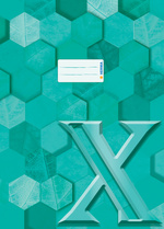 Image HERMA Heftschoner X, aus Karton, DIN A4, türkis