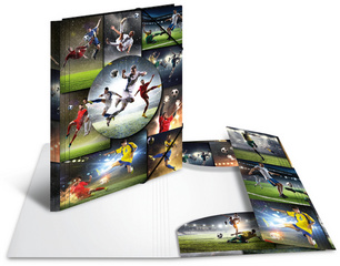 Image HERMA Eckspannermappe "Fußball", aus PP, DIN A4