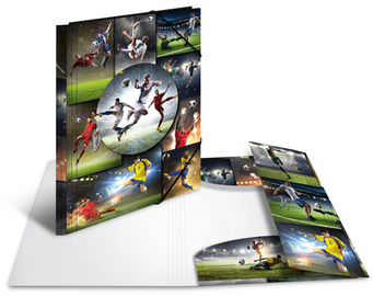 Image HERMA Eckspannermappe "Fußball", aus PP, DIN A3