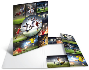 Image HERMA Eckspannermappe "Football", Karton, DIN A4