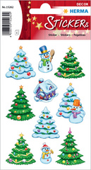 Image HERMA Weihnachts-Sticker DECOR "Weihnachts-Winterwald