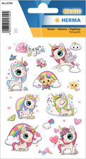 Image HERMA Sticker MAGIC "Verzaubertes Einhorn