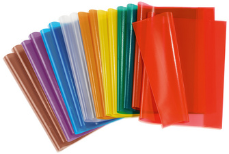 Image HERMA Heftschoner, DIN A4, aus PP, transparent-braun gepackt zu 25 Stück - 25 S