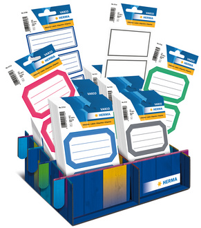 Image HERMA Buchetiketten Vario Schule, im Thekendisplay