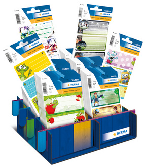 Image HERMA Buchetiketten VARIO Motive 2018, im Thekendisplay