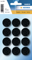 Image HERMA Filzgleiter schwarz 22 mm