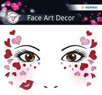 Image HERMA Face Art Sticker Gesichter "Love