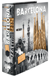 Image HERMA Motivordner "Barcelona", DIN A4, Rückenbreite: 70 mm aus stabilem Karten,