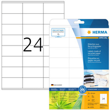 Image HERMA Universal-Etiketten Recycling, 210 x 148 mm, 20 Blatt