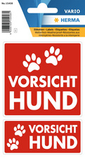Image HERMA Hinweisetiketten "Vorsicht Hund