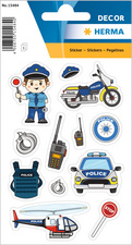 Image HERMA Sticker DECOR "Polizei", aus Papier