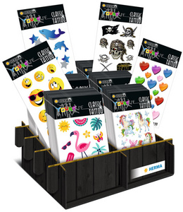 Image HERMA Tattoo CLASSIC Neuheiten 2023, im Thekendisplay