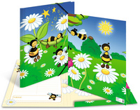 Image HERMA Eckspannermappe Tiere "Bienenwiese", Karton, DIN A3