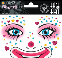 Image HERMA Face Art Sticker Gesichter "Clown Annie