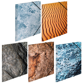 Image HERMA Sortiment Eckspannermappe "Nature", Karton, DIN A3