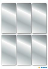 Image HERMA Weihnachts-Sticker, eckig, 26 x 54 mm, silber