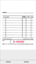 Image RNK Verlag Kassenblock, für Registrierkassen, 96 x 175 mm