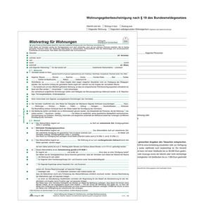 Image RNK Verlag Vordruck "Mietvertrag für Wohnungen", DIN A4