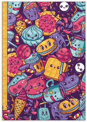 Image RNK Verlag Notizbuch "Sweets", DIN A4, 96 Blatt, blanko