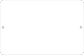 Image RNK Verlag Hängeetiketten / Kolli-Anhänger, Kunststoff, weiß