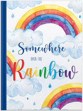 Image RNK Verlag Notizbuch "Over the Rainbow", DIN A4, blanko