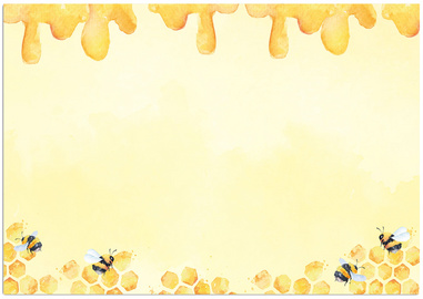 Image RNK Verlag Papier-Schreibunterlage "Honey", blanko