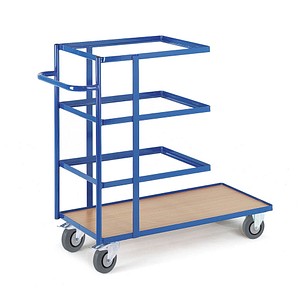 Image Rollcart Kommissionierwagen 08-7710 blau 47,0 x 104,0/63,0 x 106,0 cm