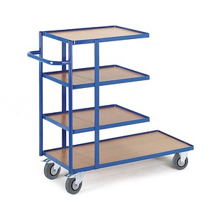 Image Rollcart Kommissionierwagen 08-7720 blau 47,0 x 104,0/63,0 x 106,0 cm