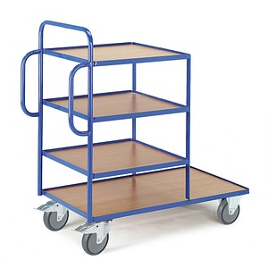 Image Rollcart Kommissionierwagen 08-7730 blau 47,0 x 108,0/63,0 x 125,0 cm
