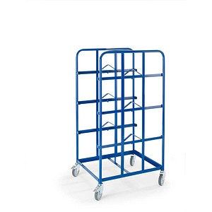 Image Rollcart Kommissionierwagen 16-4410 blau 2 x 41,0 x 2 x 61,0 x 152,0 cm