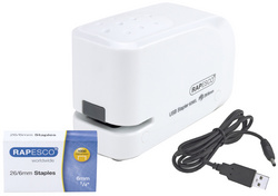 Image RAPESCO Elektrisches Heftgerät 626EL, weiß