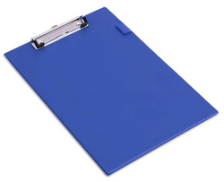 Image RAPESCO Klemmbrett Standard, A4, PVC-Folienüberzug, blau