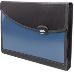 Image RAPESCO Fächermappe Designer, DIN A4+, 7 Fächer, blau