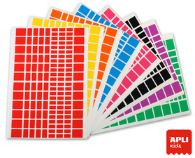 Image agipa APLI Kids Sticker "Rechteck", auf Bogen,Großverpackung