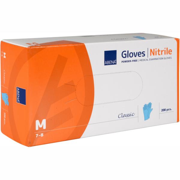 Image Einweghandschuhe Nitril puderfrei, blau "Classic", 200 Stück/Box | Größe L  nicht steril, AQL 1,5, EN 455, EN 374, CAT III, CE-Zeichen>>Abverkauf