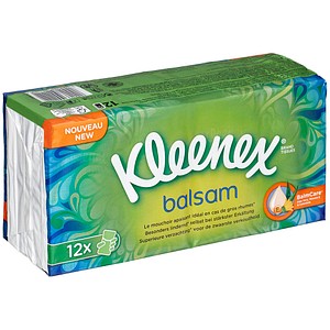Image Kleenex® Taschentücher balsam 12x 9 Tücher